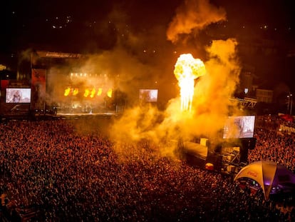 Escenario principal del Resurrection Fest en la edición de 2017 del festival.