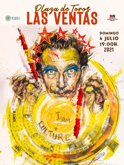 Cartel de la Corrida de la Cultura, que se celebrará el 4 de julio en Las Ventas.