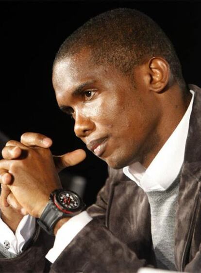 Samuel Eto'o, jugador del Inter de Milán.