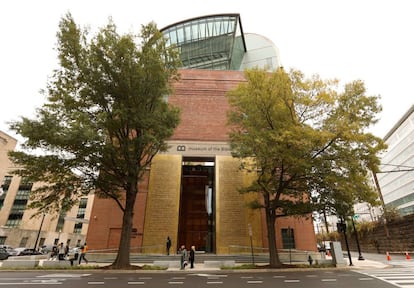 Fachada del nuevo museo en Washington, abierto al público desde este sábado.