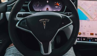 Interior de un Tesla