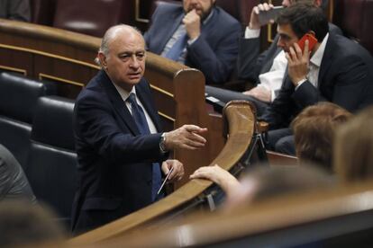 Jorge Fern&aacute;ndez D&iacute;az, ex exministro del Interior, en el Congreso el 15 de noviembre. 