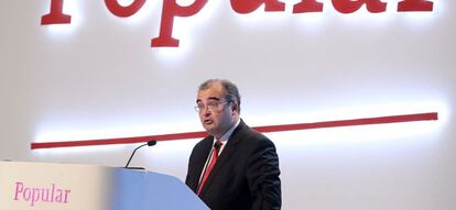 &Aacute;ngel Ron, presidente de Banco Popular