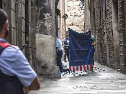 Els Mossos han tancat la zona.