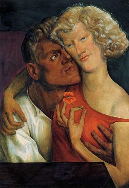 'Pareja con capuchina' (1930), de Otto Dix.