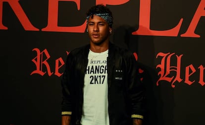 Neymar, en un acto en Shanghái.