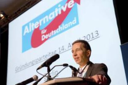 El presidente de AfD, Bernd Lucke. EFE/Archivo