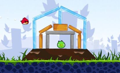 Imagem do jogo Angry Birds.