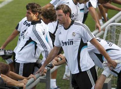 Torres y Metzelder, en un entrenamiento