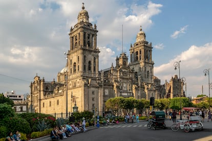Catedral Metropolitana en el Centro Histórico, Ciudad de México,
