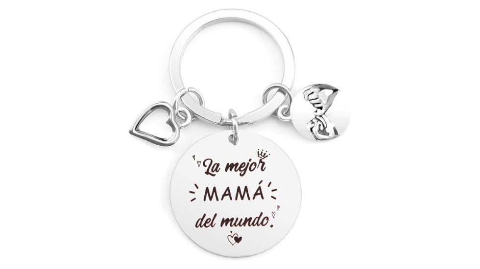 Llavero con mensaje.