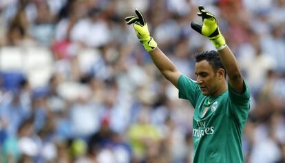 Navas durante el partido contra el Espanyol.