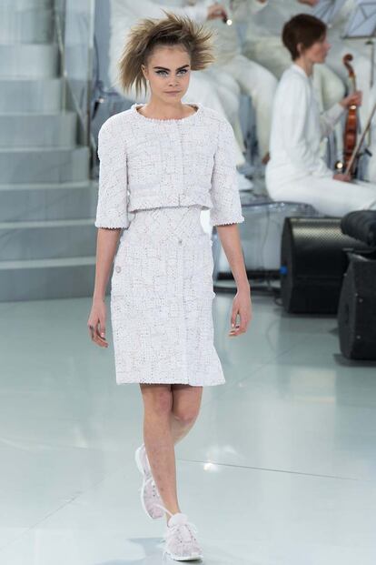 desfile alta costura primavera verano 2014 Chanel