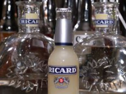 Botella de Ricard.