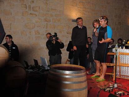 Fin de fiesta ahogado en vino