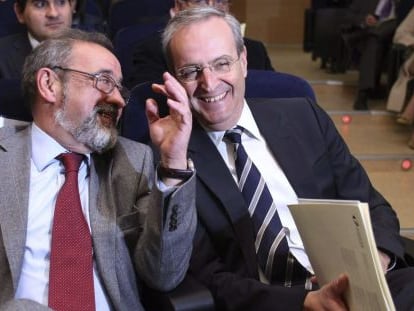 Los presidentes de Cierval y Coepa, Jos&eacute; Vicente Gonz&aacute;lez y Mois&eacute;s Jim&eacute;nez. 