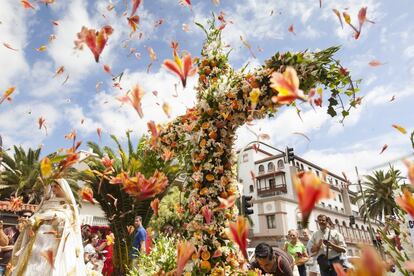 Santa Cruz de Tenerife celebra hoy el Día de la Cruz, dentro de las festividades de Mayo en la ciudad.