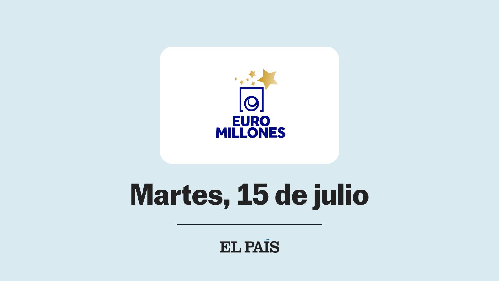 Euromillones: comprobar sorteo del martes 15 de julio