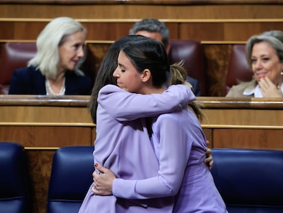 El Congreso aprueba la reforma del PSOE de la ‘ley del solo sí es sí’ con el apoyo del PP y el rechazo de Podemos; Vox ni vota