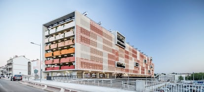 Parking Saint Roch (Montpellier), una de las primeras obras internacionales de Flexbrick.