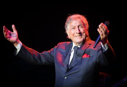 Tony Bennett performs at Royal Albert Hall on June 27, 2017, in London, England.