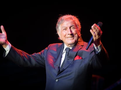 Tony Bennett performs at Royal Albert Hall on June 27, 2017, in London, England.