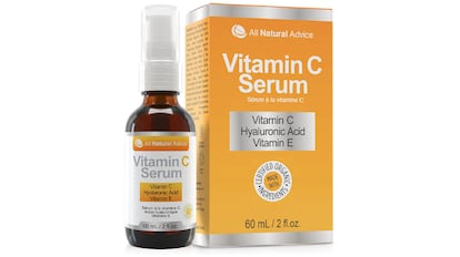 Sérum facial con ácido hialurónico y vitamina C