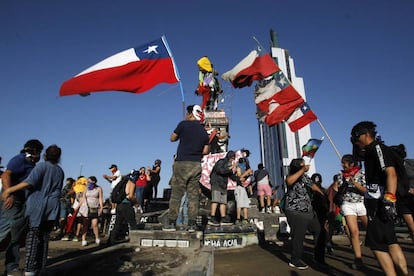 La protesta social sigue en aumento y los chilenos continúan manifestando su descontento en las calles
