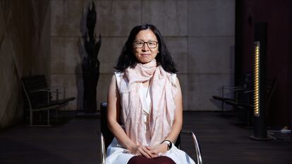 Chinese biologist Hongmei Wang in Barcelona.