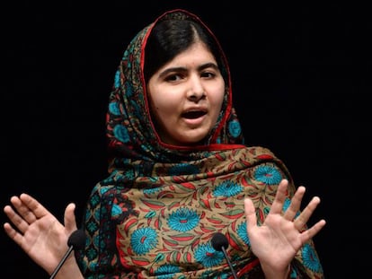 Fotografia d'arxiu de Malala Yousafzai.