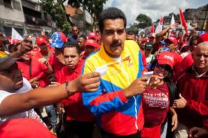 En la imagen, el presidente de Venezuela, Nicolás Maduro. EFE/Archivo