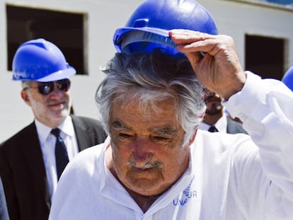 Jos&eacute; Mujica en un acto este domingo en Montevideo.