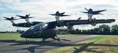 El modelo de aerotaxi VX4 de la británica Vertical.