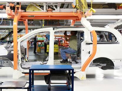 Cadena de producci&oacute;n de Chrysler en Ontario, Canad&aacute;. &nbsp;