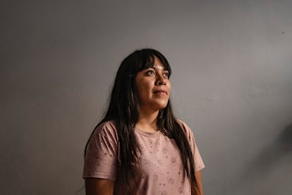 Cynthia Bazán, de 27 años, en las instalaciones de La Cana, en Ciudad de México, el 7 de marzo.