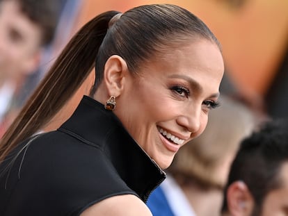 Jennifer Lopez attends en el estreno de 'The Flash' en Los Ángeles en junio de 2023.
