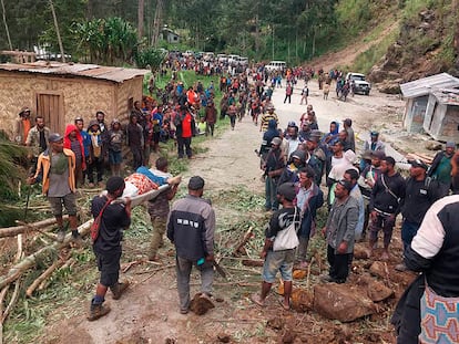 Avalancha de tierra Papúa Nueva Guinea