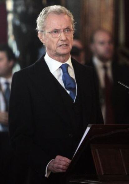 Pedro Morenés en la celebración de la Pascual Militar.