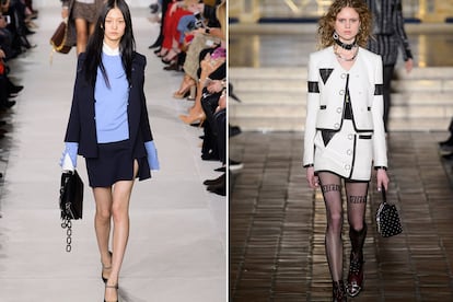 Los trajes chaqueta más neutros son de Michael Kors y Alexander Wang.