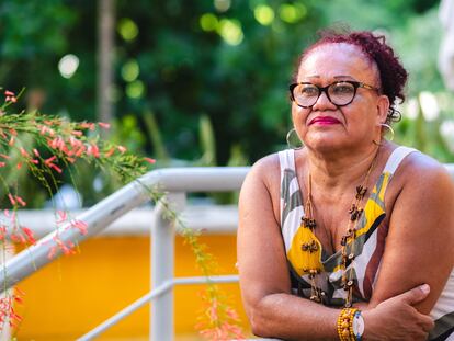 Kelia Simpson, a Brazilian activist who fights for the civil rights of the transgender community in her country.