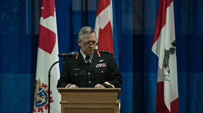 El jefe del Estado mayor de las fuerzas armadas canadiense, Jonathan Vance.