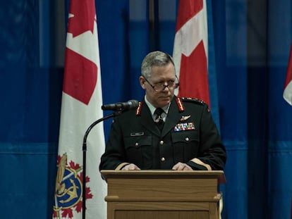 El jefe del Estado mayor de las fuerzas armadas canadiense, Jonathan Vance.