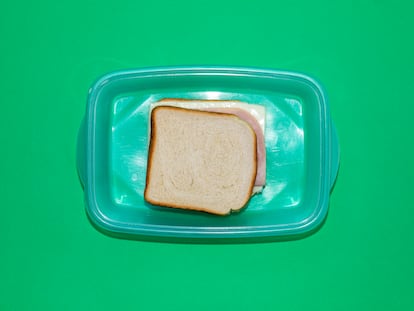 Un sándwich mixto, ejemplo de “comida de blancos” en las redes sociales chinas.