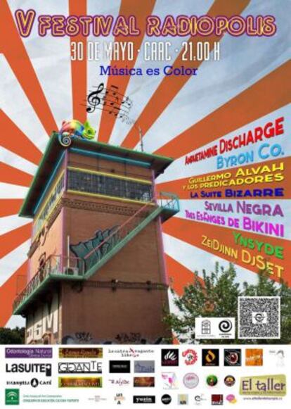 Cartel del V Festival Radiópolis.