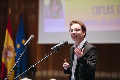 Carles López, representante de los estudiantes en el Consejo Escolar del Estado.