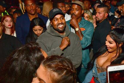 Kanye West durante una fiesta en Universal Studios (Los Ángeles, EE.UU.) el pasado 21 de junio.