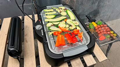 La barbacoa eléctrica Taurus Maxim's tarda más en calentar que el resto de barbacoas de la comparativa.