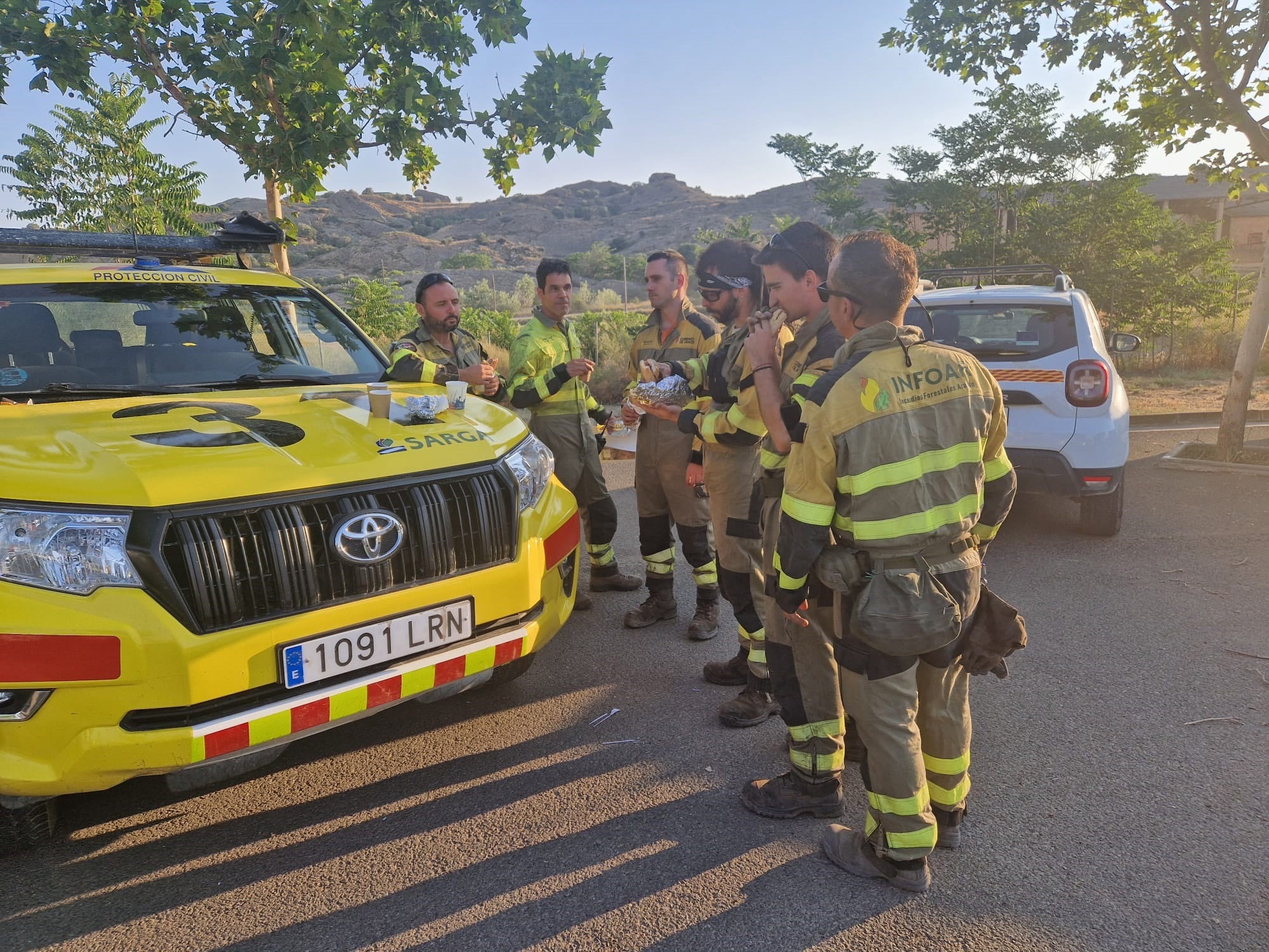 Aragón sufre el cuarto incendio del verano, el segundo en la misma comarca