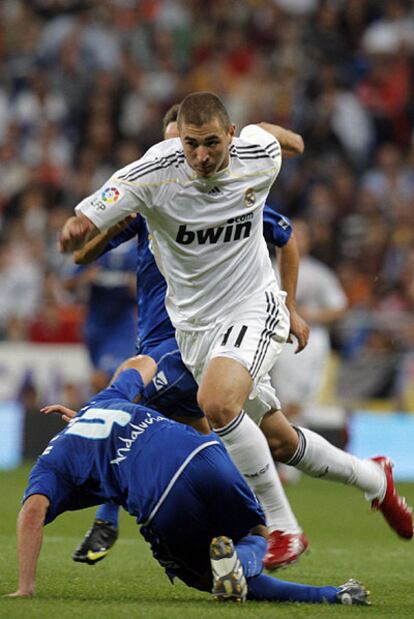 Benzema, en un encuentro de la pasada temporada.