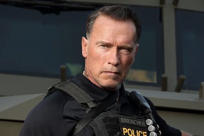 Arnold Schwarzenegger, en una imagen de 'Sabotage'.